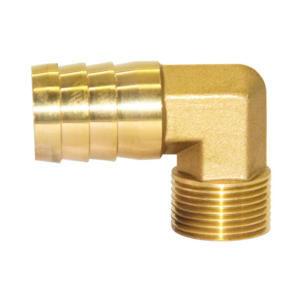 . Brass Hose Elbow